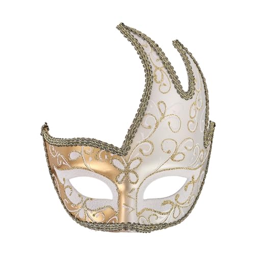 XAGMODSHN Fashion Character Maske Vintage Look Friendly Friendly Für Cosplay Enthusiasten Und Theateraufführungen Antike Maske XAGMODSHN Fashion Character Maske Vintage Look Friendly Friendly Für Cosplay Enthusiasten Und Theateraufführungen Antike Maske von XAGMODSHN