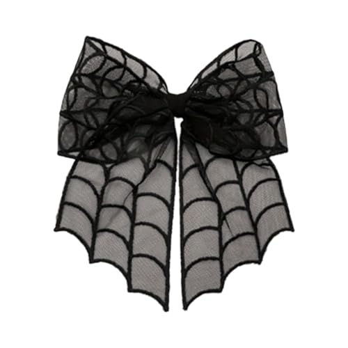 XAGMODSHN Fledermaus-Haarspange für Damen, Halloween, Cosplay, süße Kopfbedeckung, bestickter Tüll, Schleier, Schleife, Dekoration, Halloween, Fledermaus-Clip XAGMODSHN Fledermaus-Haarspange für Damen, Halloween, Cosplay, süße Kopfbedeckung, bestickter Tüll, Schleier, Schleife, Dekoration, Halloween, Fledermaus-Clip von XAGMODSHN