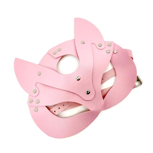 XAGMODSHN Flexible Passform, PU-Leder-Maskeraden, Katzenfrauen-Design, elegante Katzenfrauen-Themenparty für Cosplay, Event, Premium-PU-Leder-Party für Frauen XAGMODSHN Flexible Passform, PU-Leder-Maskeraden, Katzenfrauen-Design, elegante Katzenfrauen-Themenparty für Cosplay, Event, Premium-PU-Leder-Party für Frauen von XAGMODSHN