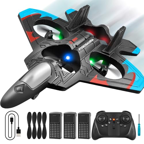 XAGMODSHN Foam Fighter Fernbedienung Flugzeugstunt Flugzeuge Mit LED Leuchten Für Kinder Von 6 Bis 14 Jahren von XAGMODSHN
