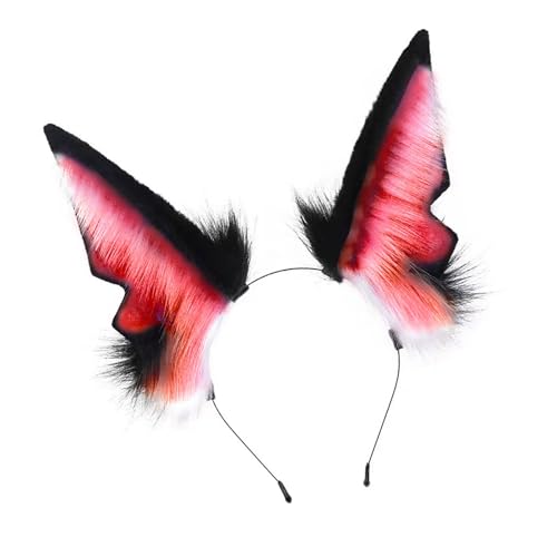 XAGMODSHN Haarreif mit pelzigen Tierohren, für Halloween, Feier, Rollenspiele, Charakter-Haarband, Kostümzubehör, Cosplay, Requisiten, Halloween, Cosplay-Zubehör XAGMODSHN Haarreif mit pelzigen Tierohren, für Halloween, Feier, Rollenspiele, Charakter-Haarband, Kostümzubehör, Cosplay, Requisiten, Halloween, Cosplay-Zubehör von XAGMODSHN