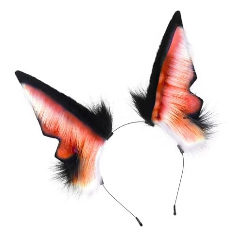 XAGMODSHN Haarreif mit pelzigen Tierohren, für Halloween, Feier, Rollenspiele, Charakter-Haarband, Kostümzubehör, Cosplay, Requisiten, Halloween, Cosplay-Zubehör XAGMODSHN Haarreif mit pelzigen Tierohren, für Halloween, Feier, Rollenspiele, Charakter-Haarband, Kostümzubehör, Cosplay, Requisiten, Halloween, Cosplay-Zubehör von XAGMODSHN