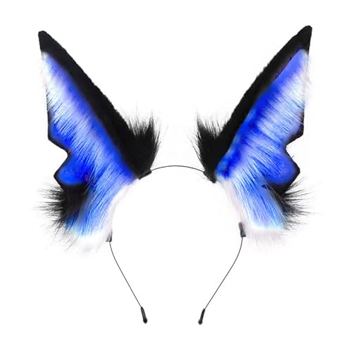 XAGMODSHN Haarreif mit pelzigen Tierohren, für Halloween, Feier, Rollenspiele, Charakter-Haarband, Kostümzubehör, Cosplay, Requisiten, Halloween, Cosplay-Zubehör XAGMODSHN Haarreif mit pelzigen Tierohren, für Halloween, Feier, Rollenspiele, Charakter-Haarband, Kostümzubehör, Cosplay, Requisiten, Halloween, Cosplay-Zubehör von XAGMODSHN