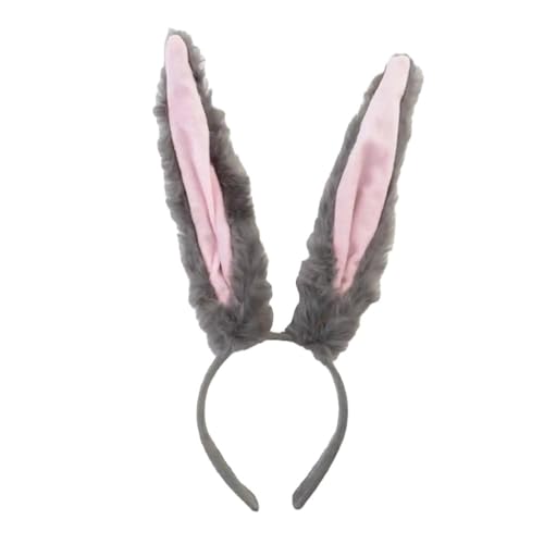 XAGMODSHN Hasen-Cosplay-Make-up-Stirnband, süßes langes Ohr, Ostern, Kopfbedeckung, Haarbänder, Haarbänder, Geburtstagsparty XAGMODSHN Hasen-Cosplay-Make-up-Stirnband, süßes langes Ohr, Ostern, Kopfbedeckung, Haarbänder, Haarbänder, Geburtstagsparty von XAGMODSHN
