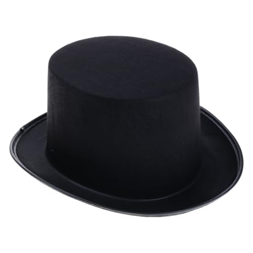 XAGMODSHN Herren-Hut, Gay-Zylinder, Zylinder für Herren, Vintage-Stil, schwarz, Halloween, Nachtclub, Vlies-Hut, 59 XAGMODSHN Herren-Hut, Gay-Zylinder, Zylinder für Herren, Vintage-Stil, schwarz, Halloween, Nachtclub, Vlies-Hut, 59 von XAGMODSHN