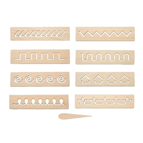 XAGMODSHN Holz Alphabete Verfolgen Brett Bildungsspielzeug Für Kinder Vorschulen Fine Motor Skills Development Writing Practice Tools von XAGMODSHN
