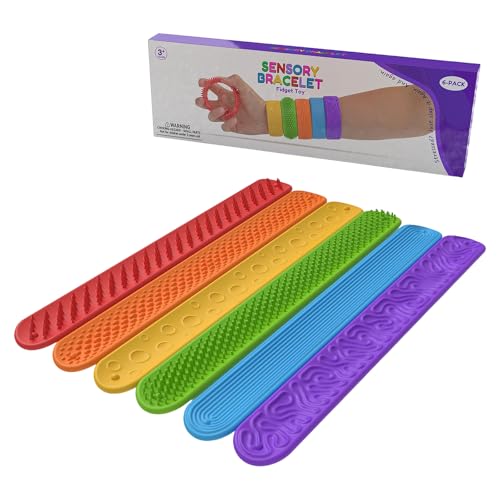 XAGMODSHN Kinder Sensorisches Armband Beruhigungsspielzeug Für Stressabbau Neuheit Silikon Gadget Textured Armband Autismus Sensorisches Spielzeug XAGMODSHN Kinder Sensorisches Armband Beruhigungsspielzeug Für Stressabbau Neuheit Silikon Gadget Textured Armband Autismus Sensorisches Spielzeug von XAGMODSHN