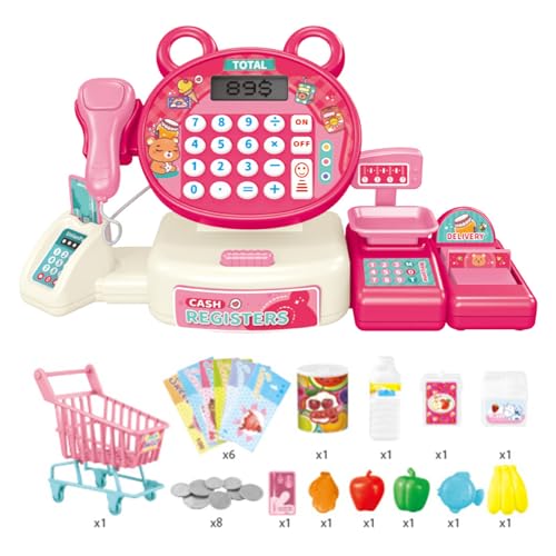 XAGMODSHN Kinder Tun Vor EIN Shopping Toy Set Toy Supermarkt Zu Spielen Tun Plastikspielzeug Für Plastik Registrierkasse Mit Scannerrechner XAGMODSHN Kinder Tun Vor EIN Shopping Toy Set Toy Supermarkt Zu Spielen Tun Plastikspielzeug Für Plastik Registrierkasse Mit Scannerrechner von XAGMODSHN