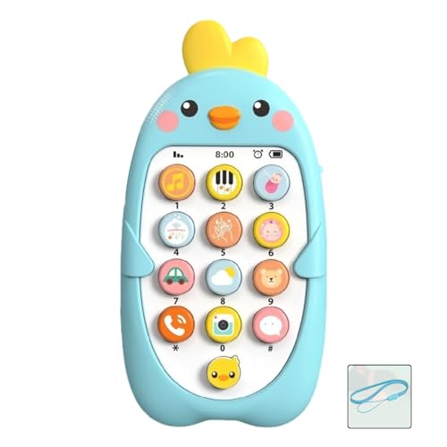 XAGMODSHN Kleinkind Musical Learning Toy Telefon Mit Spracherkennung Farbenfrohe Lichteffekte Frühkindliche Entwicklung Spielzeug Eltern Kind Interaktion Musik Musik von XAGMODSHN