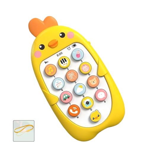 XAGMODSHN Kleinkind Musical Learning Toy Telefon Mit Spracherkennung Farbenfrohe Lichteffekte Frühkindliche Entwicklung Spielzeug Eltern Kind Interaktion Musik Musik von XAGMODSHN