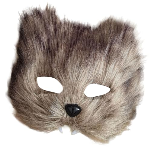 XAGMODSHN Kunststoff Langhaarfüchse Party Maske Leichtes Unisex Kostümzubehör Für Bälle Bühnenshows Und Rollenspiele Easy Clean Foxes Halbgesicht Party Maske XAGMODSHN Kunststoff Langhaarfüchse Party Maske Leichtes Unisex Kostümzubehör Für Bälle Bühnenshows Und Rollenspiele Easy Clean Foxes Halbgesicht Party Maske von XAGMODSHN