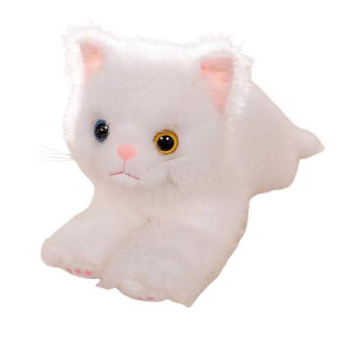 XAGMODSHN Kuschelige Weiche Katzen Plüschspielzeug Realistik Stofftiere Designs Für Kinder Und Katzenliebhaber Haus Und Bürodekoration Kinder Plüschgeschenke von XAGMODSHN
