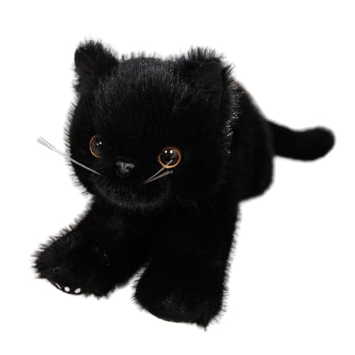 XAGMODSHN Kuschelige Weiche Katzen Plüschspielzeug Realistik Stofftiere Designs Für Kinder Und Katzenliebhaber Haus Und Bürodekoration Kinder Plüschgeschenke von XAGMODSHN