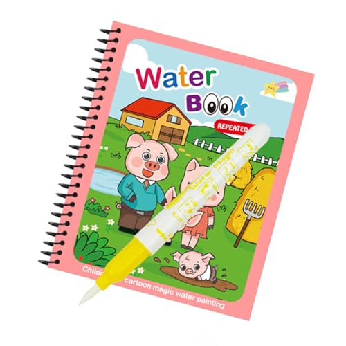 XAGMODSHN Magische Wassermalerei Bücher Für Kleinkind Ohne Kunst Aktivität Spielzeug Anregen Kreativität Und Lernentwicklung Reisen Freundliche Malbücher Für Kinder XAGMODSHN Magische Wassermalerei Bücher Für Kleinkind Ohne Kunst Aktivität Spielzeug Anregen Kreativität Und Lernentwicklung Reisen Freundliche Malbücher Für Kinder von XAGMODSHN