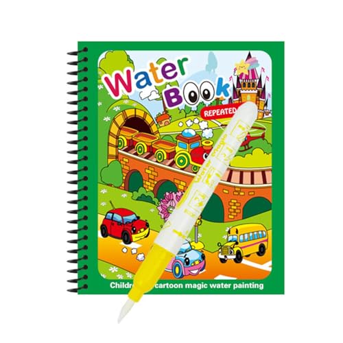XAGMODSHN Magische Wassermalerei Bücher Für Kleinkind Ohne Kunst Aktivität Spielzeug Anregen Kreativität Und Lernentwicklung Reisen Freundliche Malbücher Für Kinder XAGMODSHN Magische Wassermalerei Bücher Für Kleinkind Ohne Kunst Aktivität Spielzeug Anregen Kreativität Und Lernentwicklung Reisen Freundliche Malbücher Für Kinder von XAGMODSHN