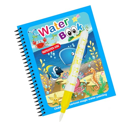 XAGMODSHN Magische Wassermalerei Bücher Für Kleinkind Ohne Kunst Aktivität Spielzeug Anregen Kreativität Und Lernentwicklung Reisen Freundliche Malbücher Für Kinder XAGMODSHN Magische Wassermalerei Bücher Für Kleinkind Ohne Kunst Aktivität Spielzeug Anregen Kreativität Und Lernentwicklung Reisen Freundliche Malbücher Für Kinder von XAGMODSHN