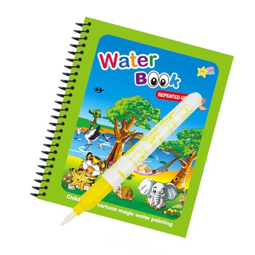 XAGMODSHN Magische Wassermalerei Bücher Für Kleinkind Ohne Kunst Aktivität Spielzeug Anregen Kreativität Und Lernentwicklung Reisen Freundliche Malbücher Für Kinder XAGMODSHN Magische Wassermalerei Bücher Für Kleinkind Ohne Kunst Aktivität Spielzeug Anregen Kreativität Und Lernentwicklung Reisen Freundliche Malbücher Für Kinder von XAGMODSHN