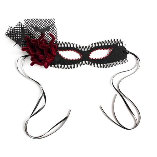 XAGMODSHN Maskeraden Venezianer Party Maske Halbgesicht Spitze Eye Mardi Gras Für Halloween Kostüme Party Halb Gesichtsspitze Eye von XAGMODSHN