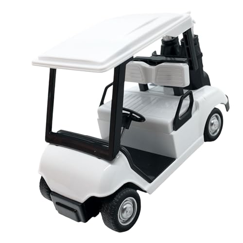 XAGMODSHN Metall-Golfwagen Miniatur-Skulptur im Maßstab 1:20, Rückziehauto, Desktop-Akzent, Sportfan und Kinderbildung, detaillierte Legierungs-Auto-Nachbildungen von XAGMODSHN