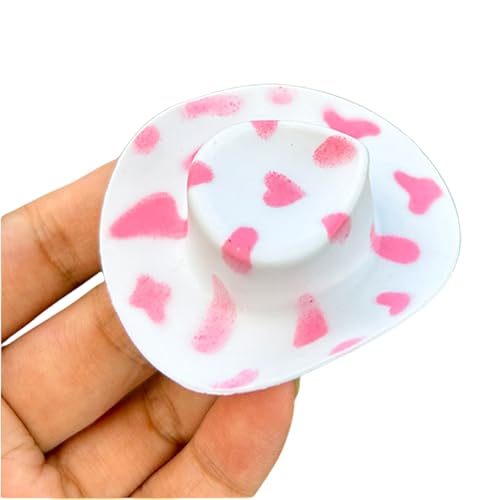XAGMODSHN Miniatur Cowgirl Hats Hair Clip Party Head Accessoire 19 Farboption Bachelorette Party Dressing Kopfbedeckung Cowboy Hüte Barrettes von XAGMODSHN