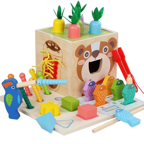 XAGMODSHN Pädagogische Kinder Magnetisches Fischerei & Formsortierspielzeug Ziehen Retthisch Bildungsspielzeug Für Kid Hand Eye Coordination Toy von XAGMODSHN