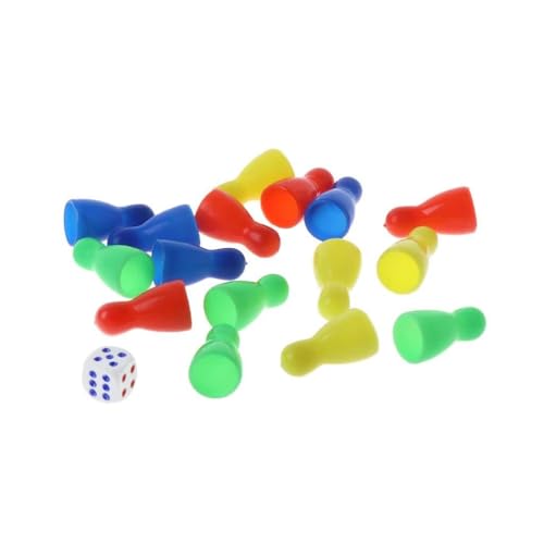 XAGMODSHN Plastikschachstücke Schachteile Entwürfe Prüfer Brettspielzubehör Kinder Spielzeug Home Entertainment Schachpawnset Set von XAGMODSHN