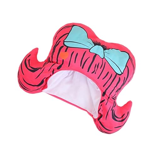 XAGMODSHN Plüsch Bowknot Perücken Kopfbedecke Für Themenpartys Foto Requisiten Carnivals Cosplay Halloween Bowknot Cosplay von XAGMODSHN