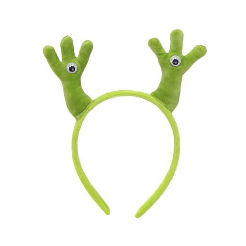 XAGMODSHN Plüsch-Palmen-Haarreif für weibliche Gesichtswäsche und Make-up, Haarreif, Rollenspiel, Party, Kostüm, Zubehör, Kopfbedeckung, Party, Feier, Kopfbedeckung von XAGMODSHN