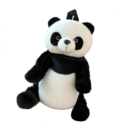 XAGMODSHN Praktische Kuschelige Panda Rucksäcke Plushie Robuste Plüschmaterialien Tragbare Besondere Geschenke Für Kinder Und Paare Verwenden von XAGMODSHN