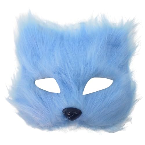 XAGMODSHN Premium-Plüschtier, halb verstellbar, Kopfbedeckung für Cosplay, Kostümpartys, Halloween, Events und Bühnengebrauch, simuliertes pelziges Plüsch, Theateraufführungen von XAGMODSHN