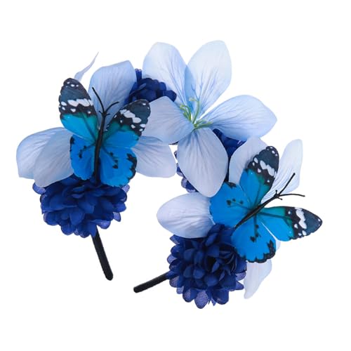 XAGMODSHN Schmetterlings-Haarreif, Fascinator, Hut, Monarchen, Schmetterling, Stirnband, Krone, Tee, Party, Halloween, Kostüm, Kopfschmuck für Damen, Kronen, Kopfschmuck XAGMODSHN Schmetterlings-Haarreif, Fascinator, Hut, Monarchen, Schmetterling, Stirnband, Krone, Tee, Party, Halloween, Kostüm, Kopfschmuck für Damen, Kronen, Kopfschmuck von XAGMODSHN