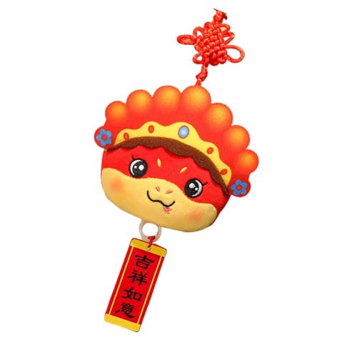 XAGMODSHN Snake Year Festival Maskottchen Plüsch Ornament Zodiacal Toy Gold Snake Für Und Büroanhänger Festival Hängende Dekoration XAGMODSHN Snake Year Festival Maskottchen Plüsch Ornament Zodiacal Toy Gold Snake Für Und Büroanhänger Festival Hängende Dekoration von XAGMODSHN