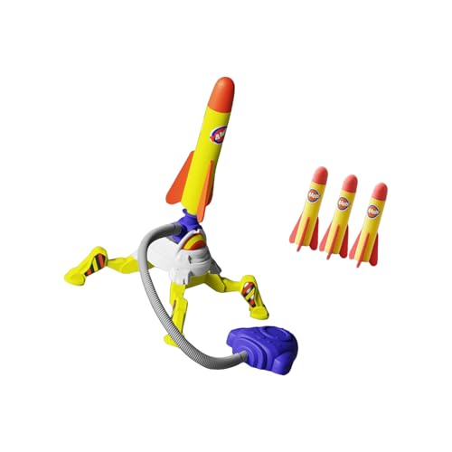 XAGMODSHN Spacecraft Launchers Toy Geschenke Für Kinder Von 5 Jahren Und Auf Sich Selbst Startete Spielzeug Mit Pumpen Dunklen Outdoor Spiel Leuchtet von XAGMODSHN