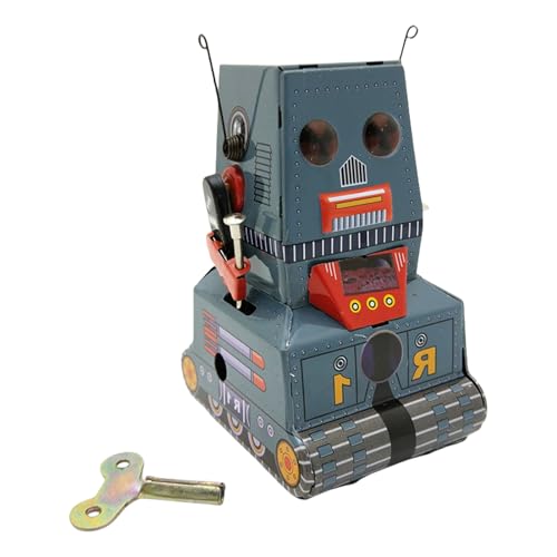XAGMODSHN Spring Roboter Spring Spielzeug Schreibtisch Dekorative Windup Figur Spielzeug Blechplatte Spielzeug Für Erwachsene Schlafzimmer Möbelmodell Eisenstatue XAGMODSHN Spring Roboter Spring Spielzeug Schreibtisch Dekorative Windup Figur Spielzeug Blechplatte Spielzeug Für Erwachsene Schlafzimmer Möbelmodell Eisenstatue von XAGMODSHN