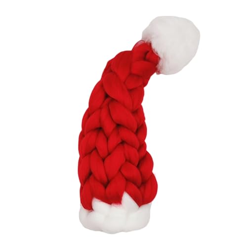 XAGMODSHN Super Dicke Isländische Wolle Weihnachtsmütze Für Weinflaschen Baumdekoration Craft Projekte Und Ferienplatten Displays Festival Hat Accessoires von XAGMODSHN