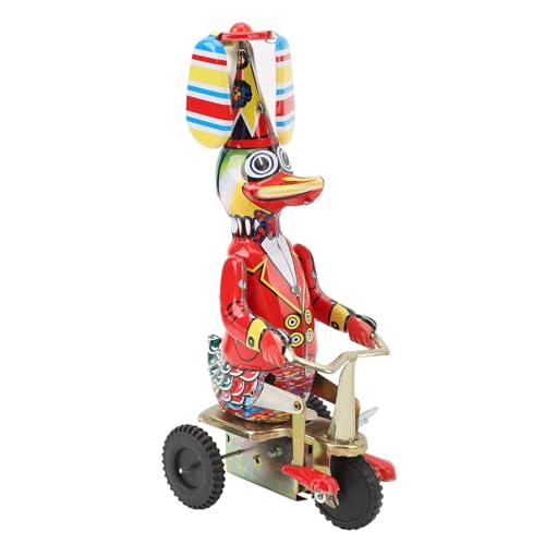XAGMODSHN Tinplate Duck Dreiradspielzeug Einzigartiges Windup Design Für Erwachsene Und Kinder Vintage Mechanical Toy XAGMODSHN Tinplate Duck Dreiradspielzeug Einzigartiges Windup Design Für Erwachsene Und Kinder Vintage Mechanical Toy von XAGMODSHN