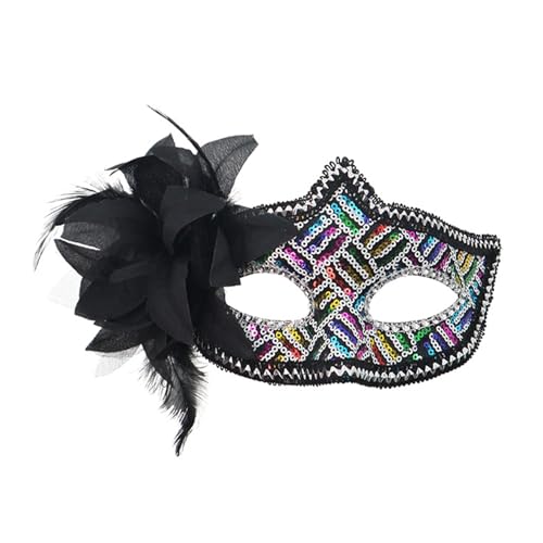 XAGMODSHN Verstellbare Strasssteine Party Maske Komfortable Wear Dance Performances Cosplay Event Festival Festival Feier Maske XAGMODSHN Verstellbare Strasssteine Party Maske Komfortable Wear Dance Performances Cosplay Event Festival Festival Feier Maske von XAGMODSHN