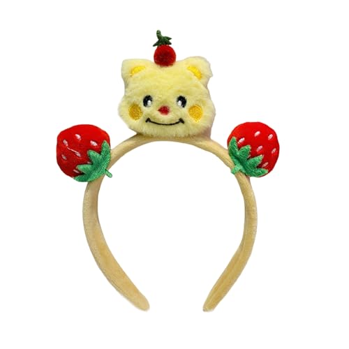 XANHOY Anime Stirnband Cosplay Requisiten Bär Haarreifen Pelzbär Haarstyling für Con Stirnband Bär Tier Karneval von XANHOY
