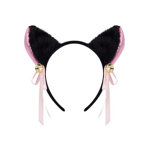 XANHOY Kätzchen-Haarbänder, Cosplay, Glocken, Katzenohren, Kopfbedeckung, Make-up, Waschen, Gesicht, Haarbänder, Geburtstagsparty XANHOY Kätzchen-Haarbänder, Cosplay, Glocken, Katzenohren, Kopfbedeckung, Make-up, Waschen, Gesicht, Haarbänder, Geburtstagsparty von XANHOY