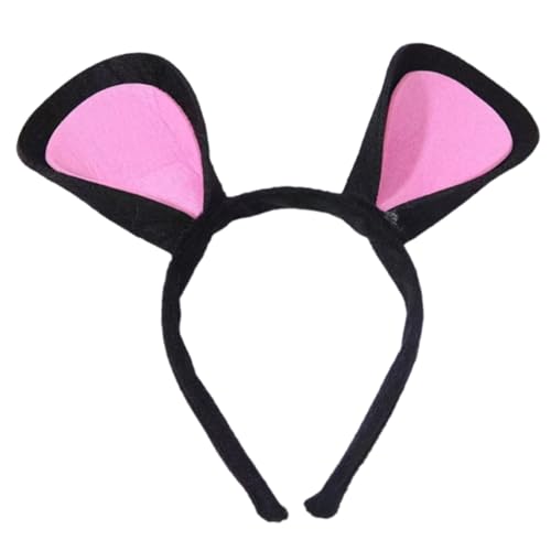 XANHOY Maus Cosplay Make-up Stirnband süße Kinder Kopfbedeckung Haarbänder Kopfbedeckung Pompons Haarbänder Geburtstag Party XANHOY Maus Cosplay Make-up Stirnband süße Kinder Kopfbedeckung Haarbänder Kopfbedeckung Pompons Haarbänder Geburtstag Party von XANHOY