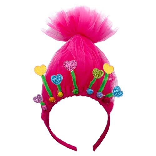 XANHOY Prinzessinnen-Pferdeschwanz-Stirnbänder, Cosplay, Tüll, Kopfbedeckung, Haarbänder, Prinzessinnen-Make-up, Waschgesicht, Haarbänder, Geburtstagsparty XANHOY Prinzessinnen-Pferdeschwanz-Stirnbänder, Cosplay, Tüll, Kopfbedeckung, Haarbänder, Prinzessinnen-Make-up, Waschgesicht, Haarbänder, Geburtstagsparty von XANHOY
