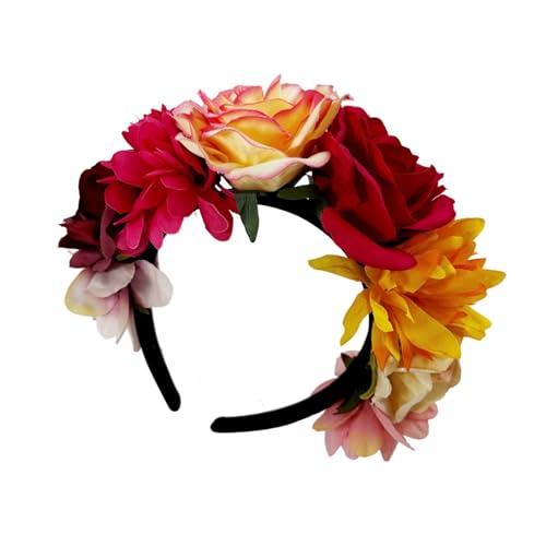 XANHOY Realistisches Blumen-Haarband für Hochzeit, Party, Erwachsene, Teenager, Karneval, Requisiten, Zubehör, Haarreif für Festivalversammlungen XANHOY Realistisches Blumen-Haarband für Hochzeit, Party, Erwachsene, Teenager, Karneval, Requisiten, Zubehör, Haarreif für Festivalversammlungen von XANHOY