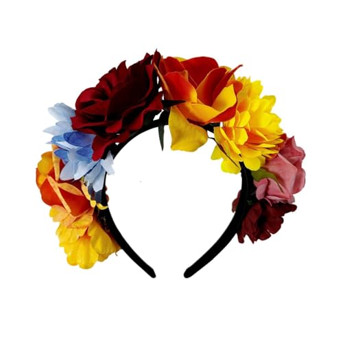 XANHOY Realistisches Blumen-Haarband für Hochzeit, Party, Erwachsene, Teenager, Karneval, Requisiten, Zubehör, Haarreif für Festivalversammlungen XANHOY Realistisches Blumen-Haarband für Hochzeit, Party, Erwachsene, Teenager, Karneval, Requisiten, Zubehör, Haarreif für Festivalversammlungen von XANHOY