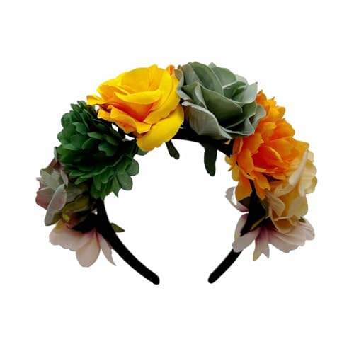 XANHOY Realistisches Blumen-Haarband für Hochzeit, Party, Erwachsene, Teenager, Karneval, Requisiten, Zubehör, Haarreif für Festivalversammlungen XANHOY Realistisches Blumen-Haarband für Hochzeit, Party, Erwachsene, Teenager, Karneval, Requisiten, Zubehör, Haarreif für Festivalversammlungen von XANHOY