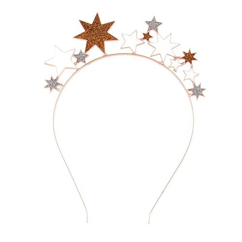 XANHOY Sparkling Star Haarband Damen Mode Kopfbedeckung Festival Party Kopfbedeckung für Feiern Festivals XANHOY Sparkling Star Haarband Damen Mode Kopfbedeckung Festival Party Kopfbedeckung für Feiern Festivals von XANHOY