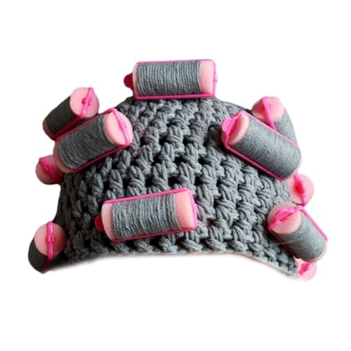 XANHOY Unisex Erwachsene Lustige Vermieterin Dauerwelle Hut Cosplay Party Zubehör Kostüm Hut Gestrickte Lockige Haare Hut Halloween Kopfbedeckung von XANHOY