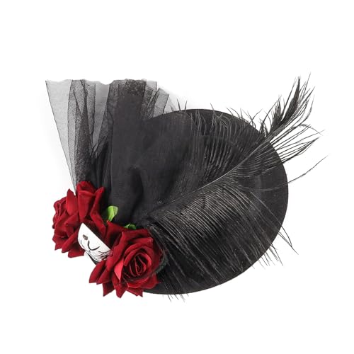 XANHOY Verstellbare Haarspange, Hexenhut, Haarspangen, bequeme Cosplay-Haarspange, Seitenclip für Halloween-Kostümpartys von XANHOY