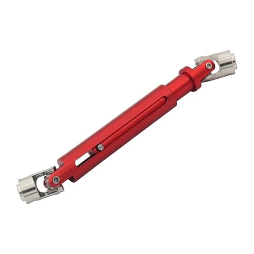 RC Antriebswelle Für Axial Für SCX10 AX10 Für Tamiya CC01 D90 Für TF2 1/10 RC Rock Crawler 103–150 Mm CVD-Metall-Antriebswellengelenk(Red) von XAQRYQO