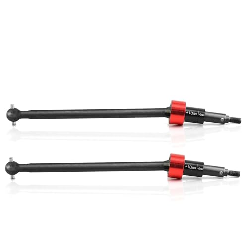 RC Antriebswelle Für HPI Für Savage X Für Flux XL 1/8 RC Auto Upgrade-Teile 2 Stück Stahl Vorne Hinten Antriebswelle CVD Antriebswelle 86246 von XAQRYQO