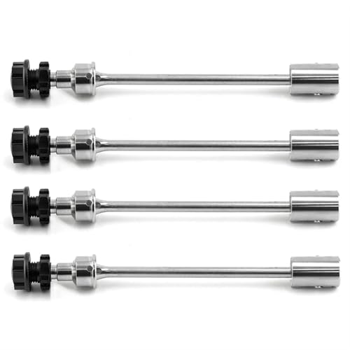 RC Antriebswelle Für TRAXXAS Für E-Revo 2.0 86086-4 1/10 RC-Car-Upgrade-Teile 4-teilige Stahl-Antriebswelle CVD-Antriebswelle Mit Verzahntem Radsechskant(Black) von XAQRYQO